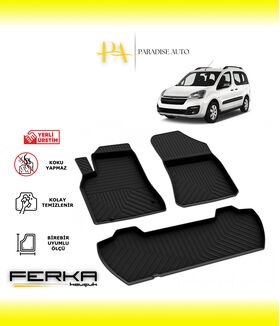 Citroen Berlingo 2 2008-2019 4D Havuzlu Paspas