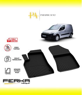 Citroen Berlingo 2 2008-2019 Ön 2 Parça 4D Havuzlu Paspas