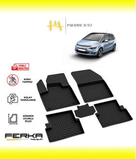 Citroen C4 Picasso 2013-2016 4D Havuzlu Paspas