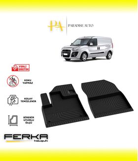 Fiat Doblo Ön 2 Parça 2010-2019 4D Havuzlu Paspas