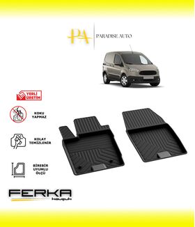 Ford Courier Ön 2 Parça 2014 ve Üstü 4D Havuzlu Paspas