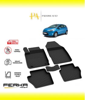 Ford Fiesta MK7 2008-2015 4D Havuzlu Paspas