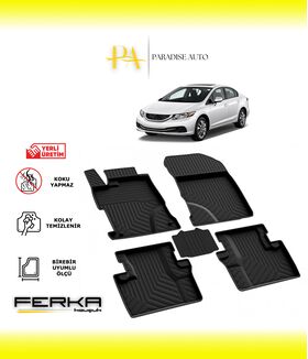 Honda Civic 9 Sedan 2012-2016 4D Havuzlu Paspas