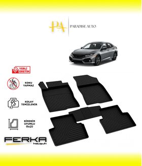 Honda Civic 10 Sedan 2016-2021 4D Havuzlu Paspas