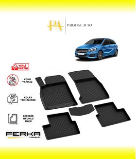 Mercedes B Serisi W246 2013-2018 4D Havuzlu Paspas