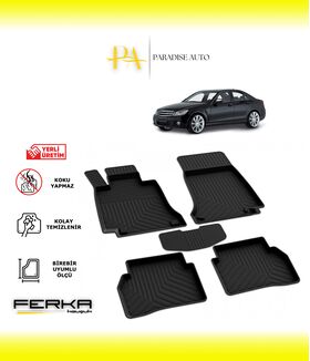 Mercedes C Serisi W204 2007-2014 4D Havuzlu Paspas