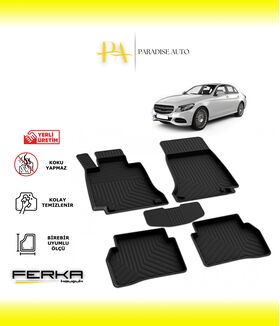 Mercedes C Serisi W205 2015-2021 4D Havuzlu Paspas