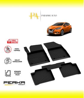 Nissan Micra (K14) 2016 ve Üstü 4D Havuzlu Paspas