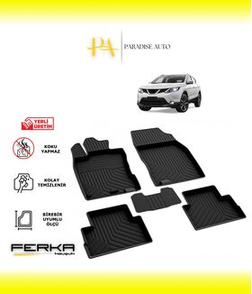 Nissan Qashqai 2 2014-2021 4D Havuzlu Paspas