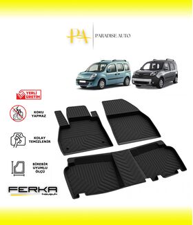 Renault Kangoo 2008 ve Üstü 4D Havuzlu Paspas