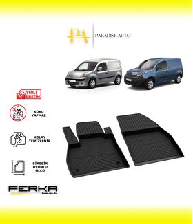 Renault Kangoo Ön 2 Parça 2008 ve Üstü 4D Havuzlu Paspas