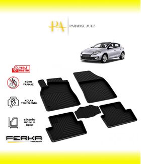 Renault Megane 3 2008-2015 4D Havuzlu Paspas