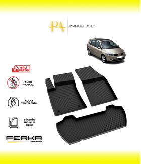 Renault Scenic 2 2003-2009 4D Havuzlu Paspas