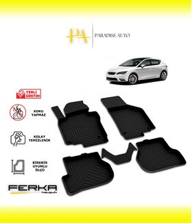 Seat Leon 3 2013-2020 4D Havuzlu Paspas