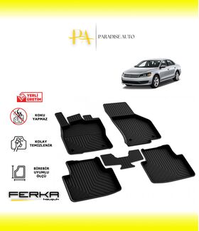 Volkswagen Passat B7 2010-2014 4D Havuzlu Paspas