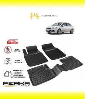 Fiat Linea 2007-2014 Uyumlu Havuzlu Paspas