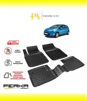 Ford Fiesta MK7 2008-2015 Uyumlu Havuzlu Paspas