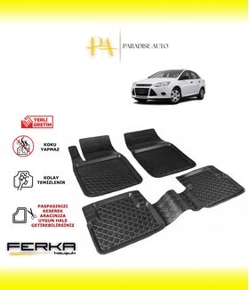 Ford Focus 3 2011-2015 Uyumlu Havuzlu Paspas