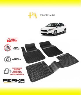 Ford Focus 3.5 Makyajlı Sedan 2015-2019 Uyumlu Havuzlu Paspas