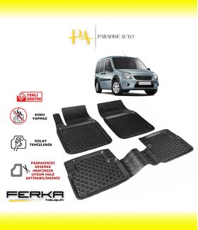 Ford Tourneo Connect 1 2002-2014 Uyumlu Havuzlu Paspas