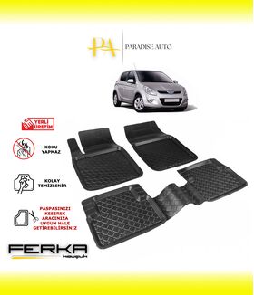 Hyundai i20 1 2009-2014 Uyumlu Havuzlu Paspas