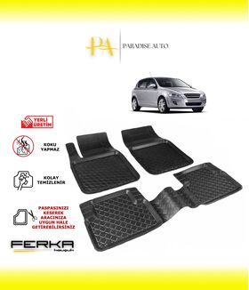 Kia Ceed 2006-2012 Uyumlu Havuzlu Paspas