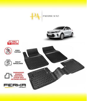 Kia Rio 3 2011-2016 Uyumlu Havuzlu Paspas