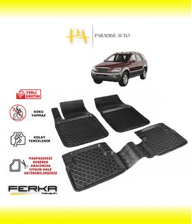 Kia Sorento 2002-2009 Uyumlu Havuzlu Paspas