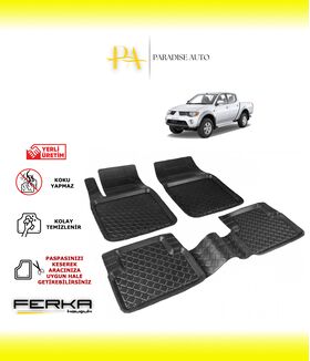 Mitsubishi L200 4 2007-2015 Uyumlu Havuzlu Paspas