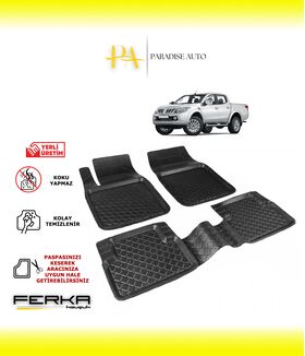 Mitsubishi L200 5 2015-2020 Uyumlu Havuzlu Paspas