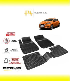 Nissan Micra (K14) 2016 ve Üstü Uyumlu Havuzlu Paspas