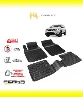 Nissan Qashqai 2 2014-2021 Uyumlu Havuzlu Paspas