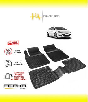 Opel Astra J Sedan 2010-2015 Uyumlu Havuzlu Paspas