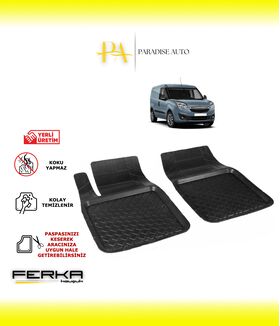 Opel Combo D Ön 2 Parça 2010-2019 Uyumlu Havuzlu Paspas