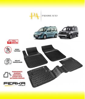 Renault Kangoo 2008 ve Üstü Uyumlu Havuzlu Paspas