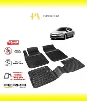 Renault Laguna 2007-2015 Uyumlu Havuzlu Paspas