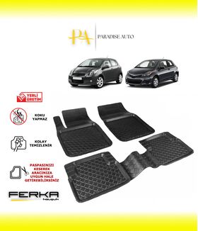 Toyota Yaris 2-3 2005-2013 Uyumlu Havuzlu Paspas