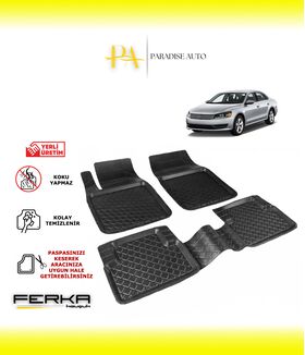 Volkswagen Passat B7 2010-2014 Uyumlu Havuzlu Paspas